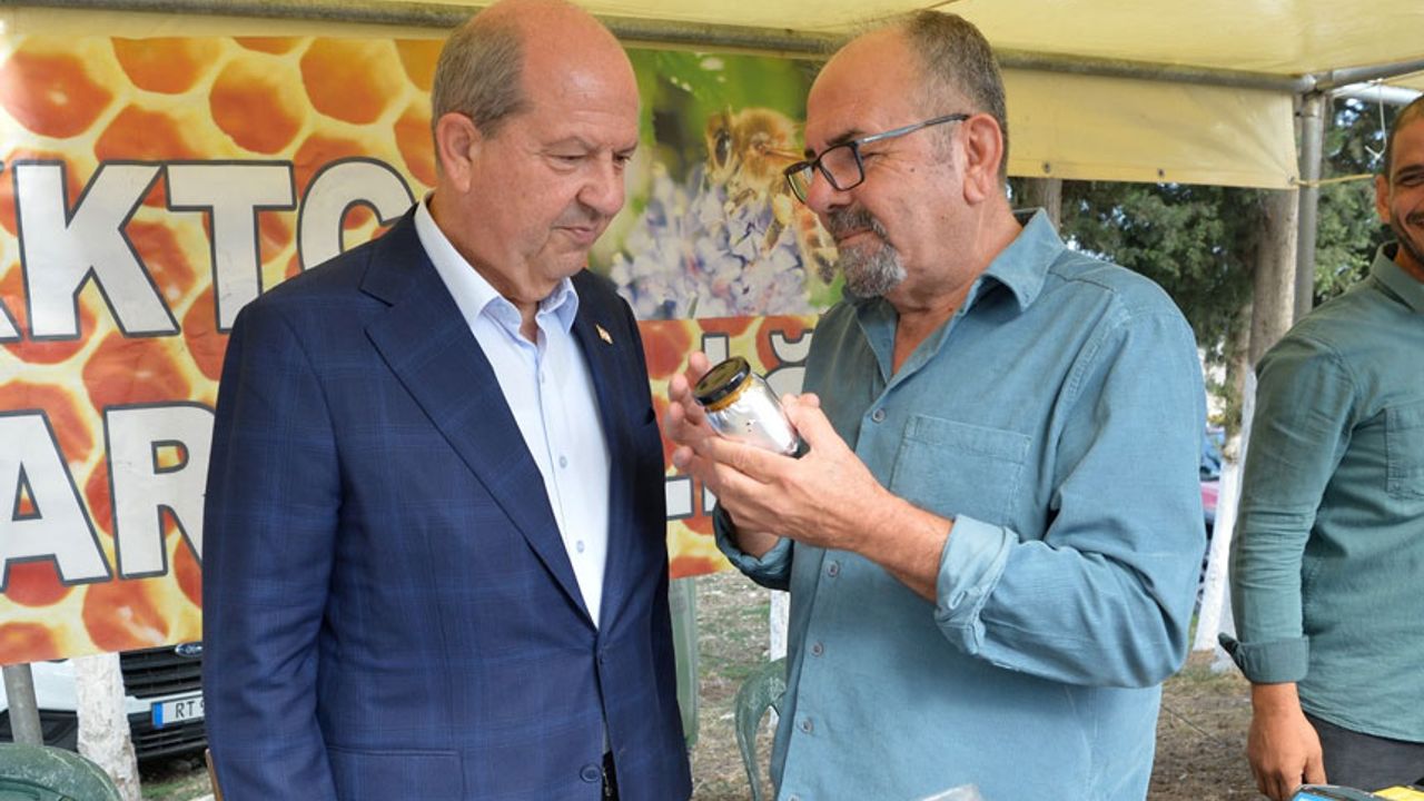 Cumhurbaşkanı Ersin Tatar, Topçuköy Bal Festivali’ne katıldı