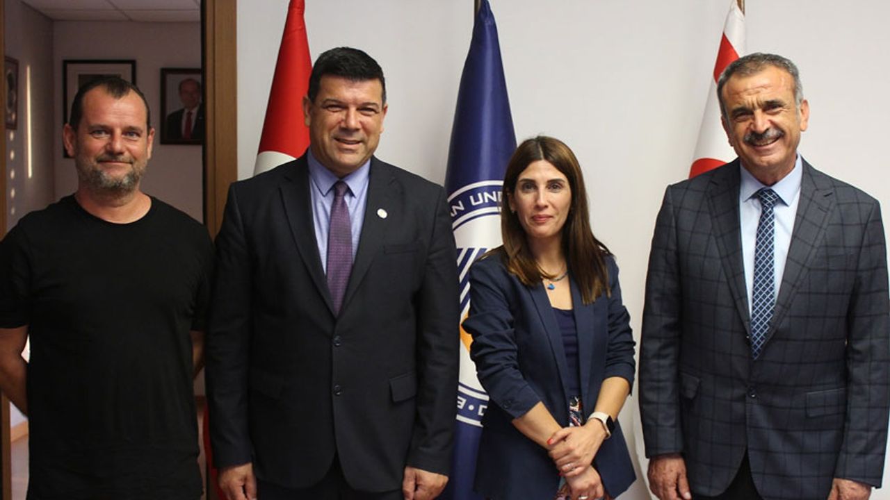 Uluçay, DAÜ Rektörü Prof. Dr. Hasan Kılıç’ı ziyaret etti