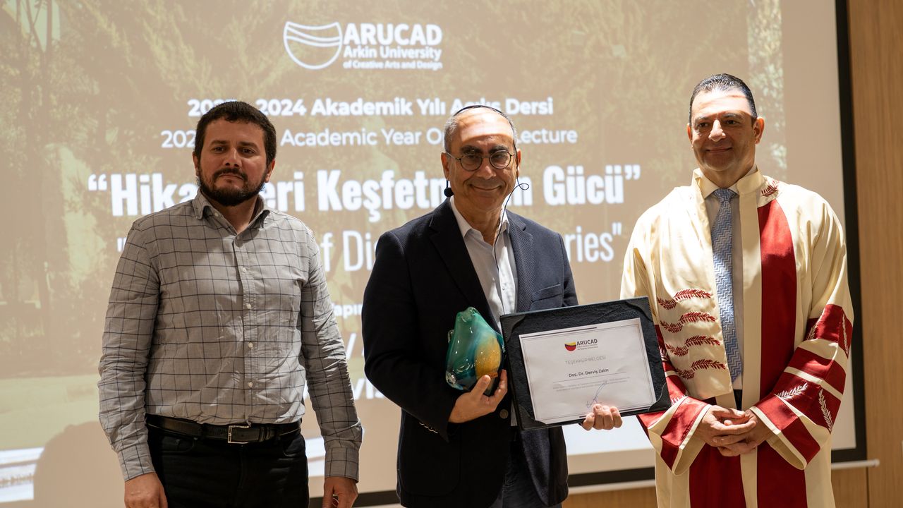 ARUCAD 2023-2024 Akademik Yılı açılış dersini Doç. Dr. Derviş Zaim verdi