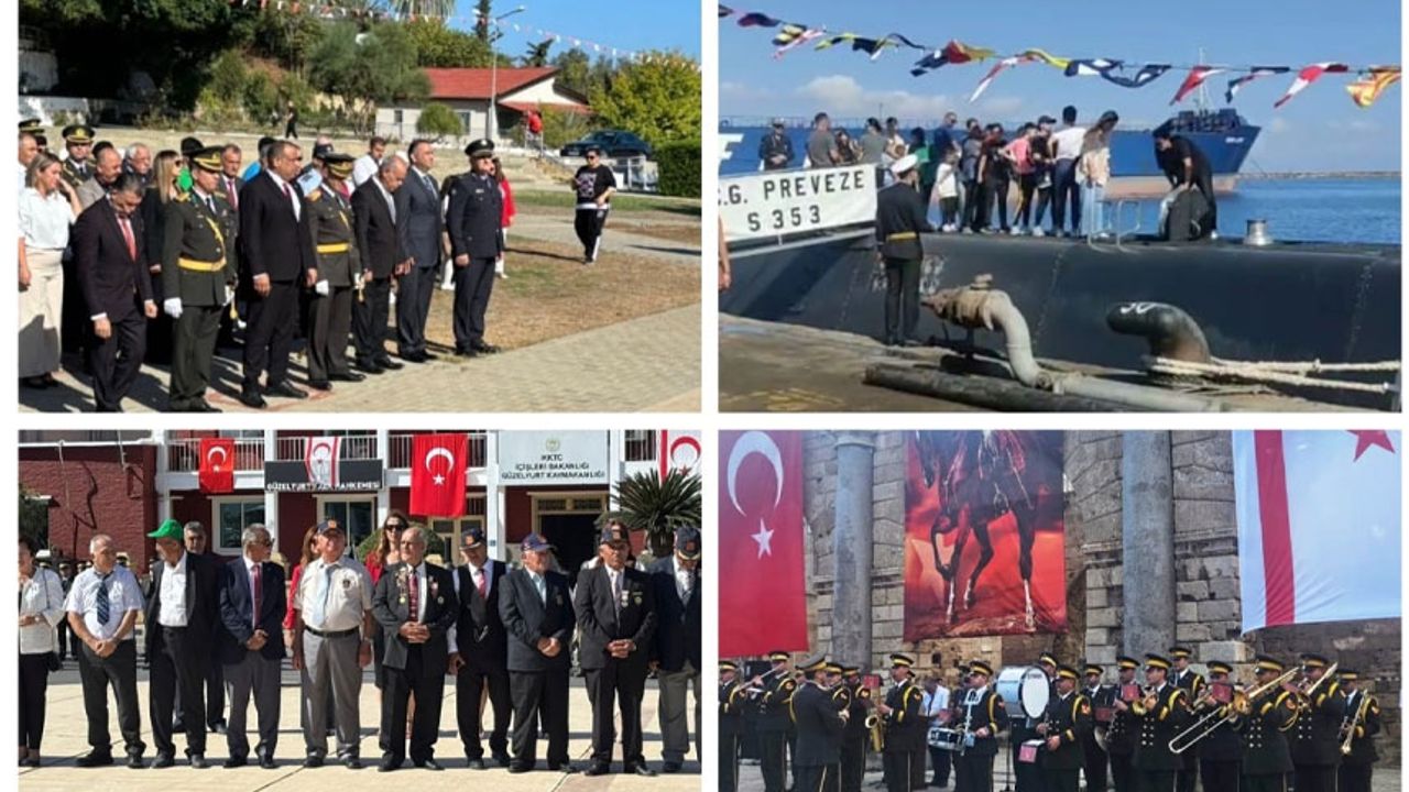 29 Ekim Cumhuriyet Bayramı törenlerle kutlanıyor