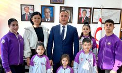 Cahitoğlu, KKTC Çocuk ve Gençler Fitnes Milli Takım Sporcularını kabul etti...