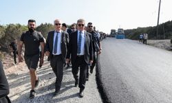 Dipkarpaz-Manastır yolunda asfaltlama çalışmaları başladı