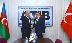 Ekonomi ve Enerji Bakanı Amcaoğlu, Azerbaycan'da iş insanlarıyla buluştu