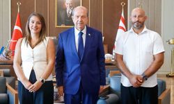 Tatar, Londra Rauf Raif Denktaş Türk Okulu yetkililerini kabul etti