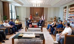 Cumhurbaşkanı Tatar, emlakçılara görüştü