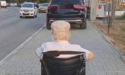 Aracını kaldırıma park ederek geçişe engel olan sürücü rapor edildi
