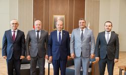 Cumhurbaşkanı Tatar, Kıbrıs Bilişim ve Teknoloji Derneği’ni kabul etti