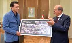 Cumhurbaşkanı Tatar, Mesut Özil'i kabul etti