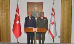 Cumhurbaşkanı Tatar, Tümgeneral İlker Görgülü’yü ziyaret etti