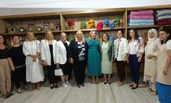 Sibel Tatar ve Fatma Şahin’den Pamuklu’da El Sanatları Atölyesi Ziyareti