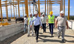 Çavuş, Güzelyurt Soğuk Hava Deposu Projesi’nde incelemelerde bulundu