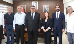 Berova, KKTC Alevi Kültür Merkezi Derneği heyetini kabul etti