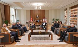 Cumhurbaşkanı Erhürman, Müteahhitler Birliği’ni kabul etti