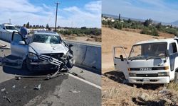 Güzelyurt-Lefke Çevre Yolu’nda kaza: 4 yaralı!