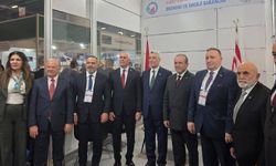 Bolat, Helal Expo Fuarı’nda KKTC standını ziyaret etti