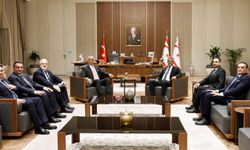 Cumhurbaşkanı Erhürman, iş insanlarından oluşan heyeti kabul etti