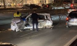 Değirmenlik-Haspolat yolunda kaza: 2 yaralı