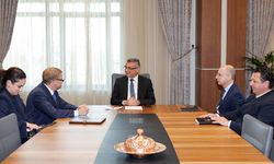 Cumhurbaşkanı Erhürman, İsveç'in Lefkoşa Büyükelçisi Hagström’ü kabul etti