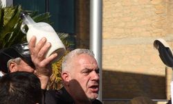 Hayvan üreticileri Tarım Bakanlığı önünde eylem yaptı