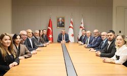 Cumhurbaşkanı Erhürman, TURAB heyetini kabul etti