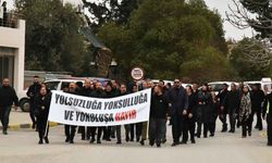 Kamuda yetkili beş sendikadan Bayındırlık ve Ulaştırma Bakanlığı önünde eylem