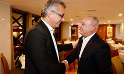 Erhürman, DİSİ eski Başkanıyla bir araya geldi...