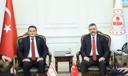 İçişleri Bakanı Oğuz , Türkiye İçişleri Bakanı Çiftçi ile bir araya geldi