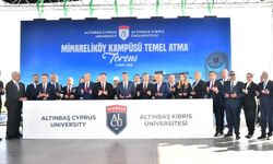Altınbaş Kıbrıs Üniversitesi Minareliköy Kampüsü temel atma töreni yapıldı