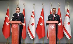 Türkiye Cumhuriyeti Cumhurbaşkanı Yardımcısı Yılmaz KKTC’ye geldi