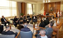 Cumhurbaşkanı Erhürman, bazı sendika temsilcileriyle de görüştü