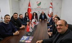 CTP heyeti Futbol Federasyonu'nu ziyaret etti