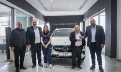 CTP Piyangosu’nun talihlisi Mercedes aracı teslim aldı