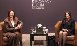 Sıla Usar İncirli, BM Yetkilisi Rosemary Di Carlo ile görüştü