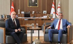 Erhürman, Türkiye'nin Lefkoşa Büyükelçisi Başçeri’yi kabul etti
