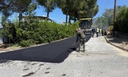 Karaağaç'ta altyapı tamamlandı, asfalt çalışmaları başladı