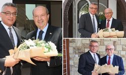 Cumhurbaşkanı Erhürman, eski cumhurbaşkanlarını ziyaret etti