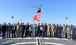 Üstel’den tatbikatta net mesaj: Kıbrıs Türk halkı yalnız değildir