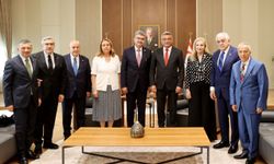 Erhürman, Türkiye-KKTC Parlamentolar Arası Dostluk Grubu başkanı ve beraberindeki heyeti kabul etti