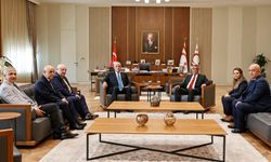 Erhürman, İYİ Parti Genel Başkanı Dervişoğlu ve beraberindeki heyeti kabul etti