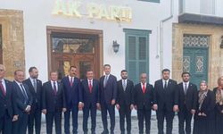 Yılmaz, KKTC AK Parti Temsilcilik binasını ziyaret etti