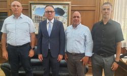 Muhtarlar Derneği 'nden Yüksek Seçim Kurulu Başkanı Özerdağ'a ziyaret