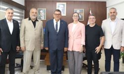 Berova, Kıbrıs Türk İşverenler Sendikası heyetini kabul etti