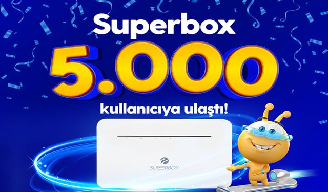 Kuzey Kıbrıs Turkcell Superbox, kısa sürede 5.000’inci kullanıcısına ulaştı!