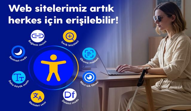 Kuzey Kıbrıs Turkcell'den bir ilk: Web sitelerine erişilebilirlik menüsü eklendi!