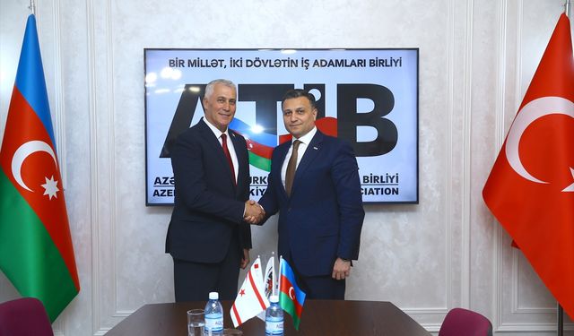 Ekonomi ve Enerji Bakanı Amcaoğlu, Azerbaycan'da iş insanlarıyla buluştu