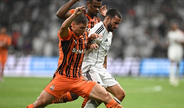 Beşiktaş, Shakhtar Donetsk karşısında yarın tur için mücadele edecek