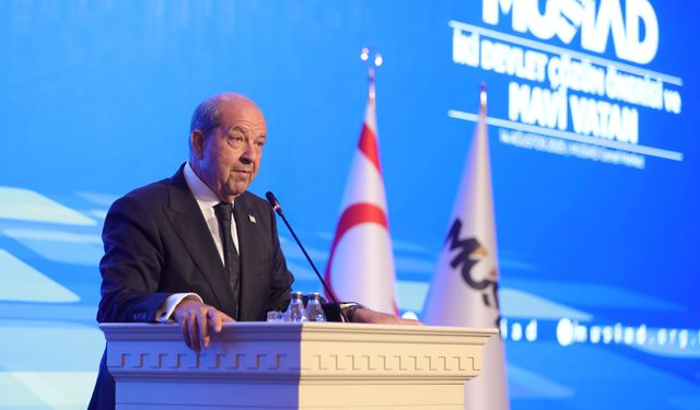 Cumhurbaşkanı Tatar, MÜSİAD’da vurguladı: Kıbrıs davası bir milletin varoluş mücadelesidir