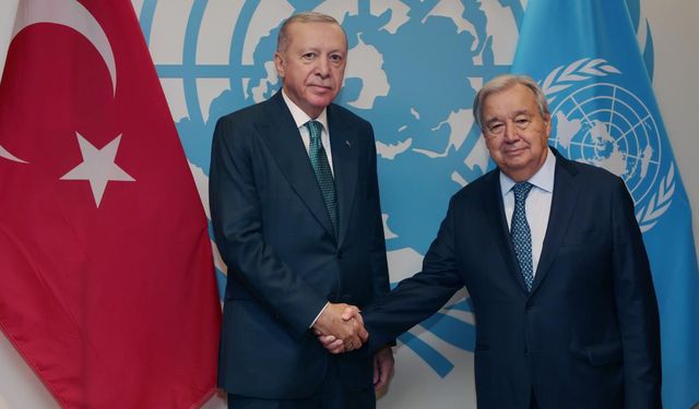 Erdoğan, BM Genel Sekreteri Guterres ile görüştü