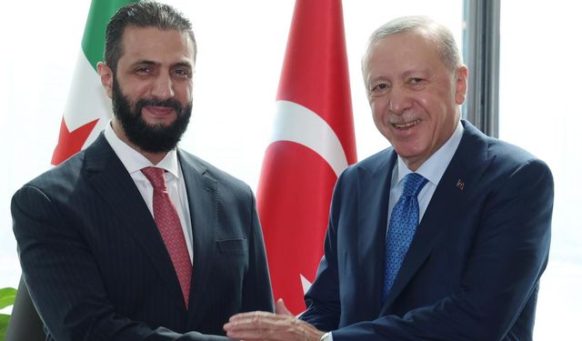 Erdoğan, Suriyeli mevkidaşı Şara ile görüştü