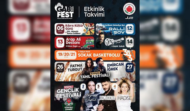 Adanın kalbi yine GABFEST 2025’te atacak...